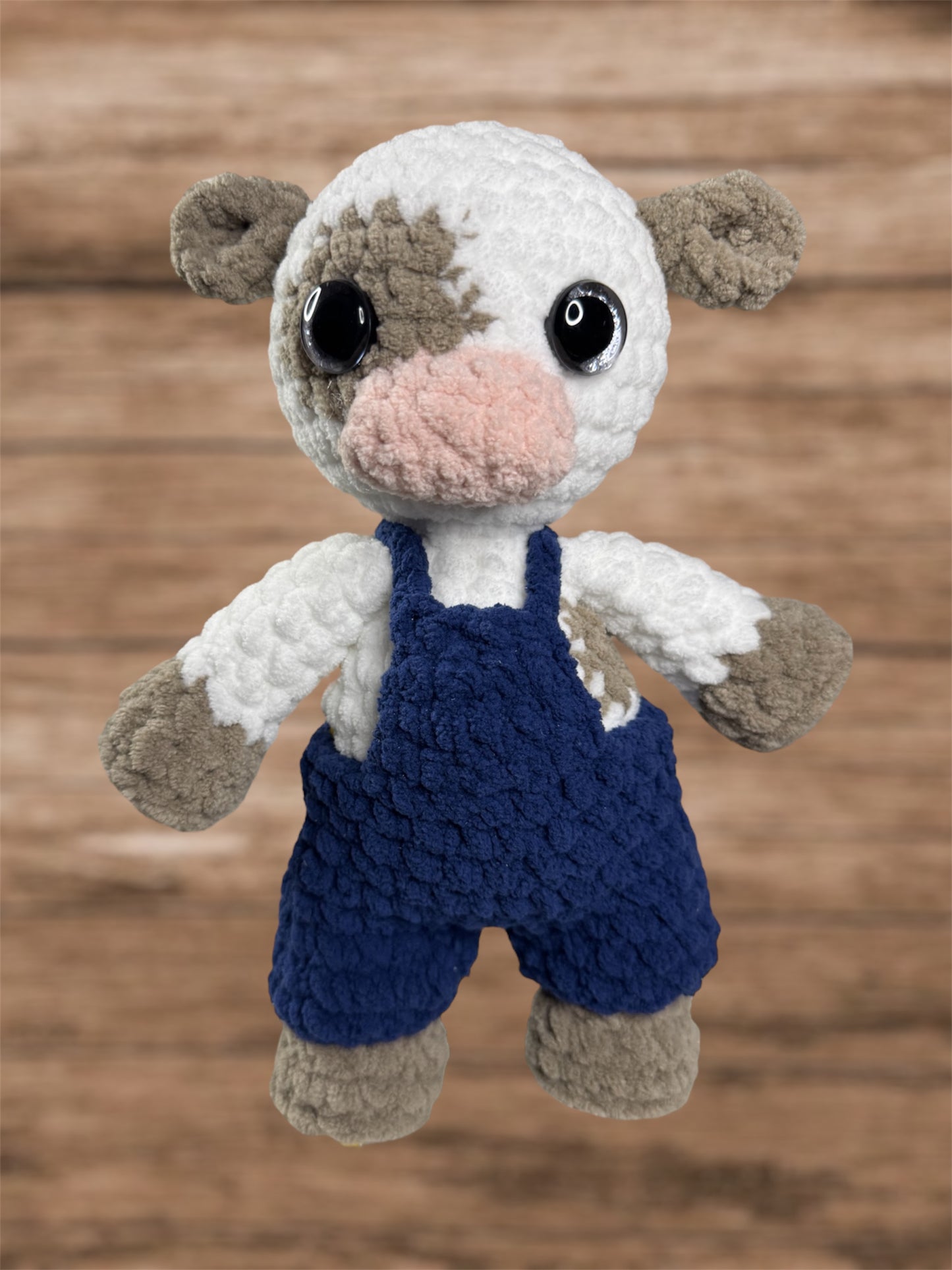 Cow With Blue Overalls