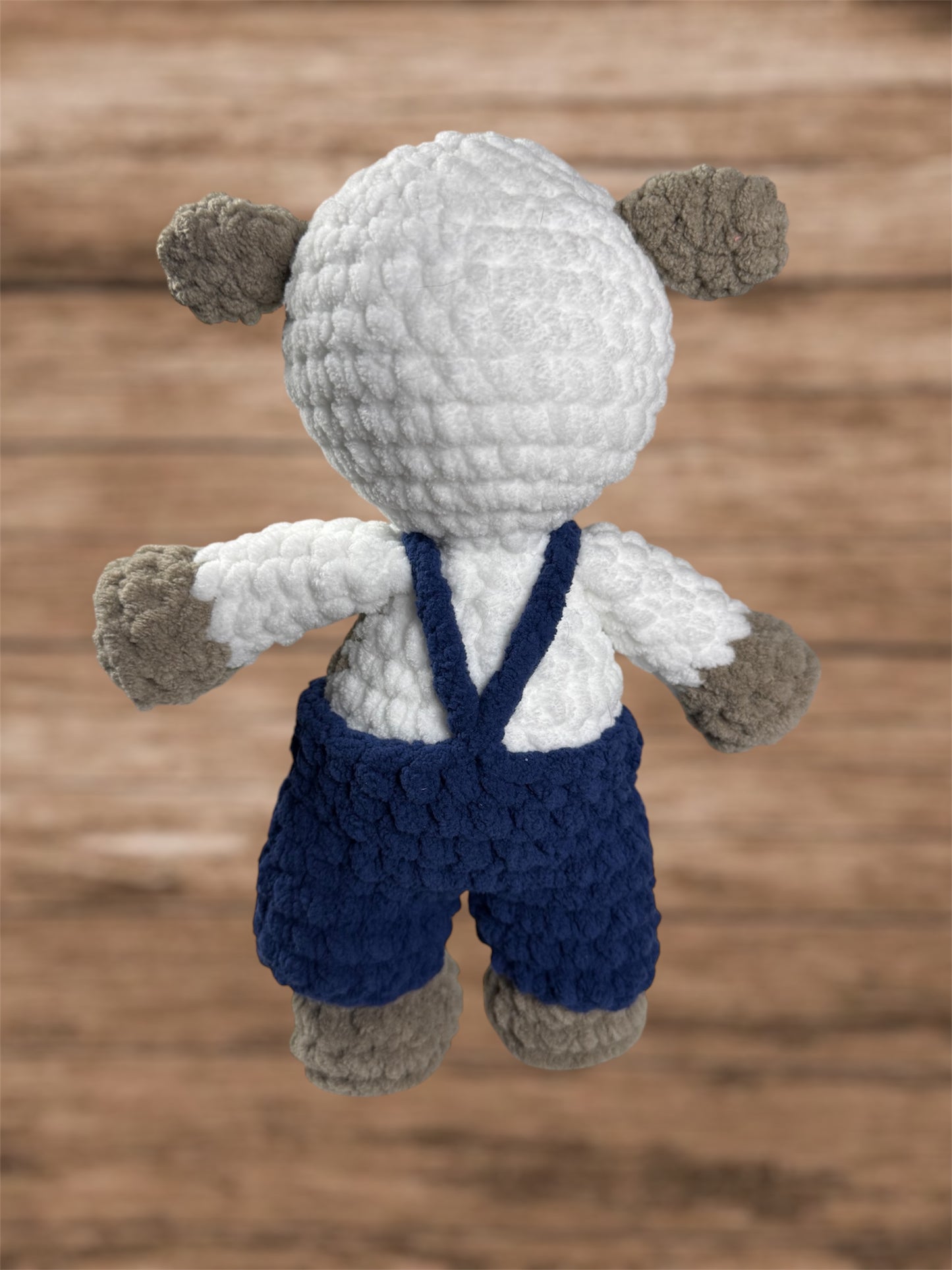 Cow With Blue Overalls