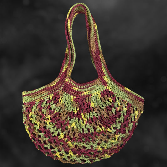 Fall Mesh Market Bag