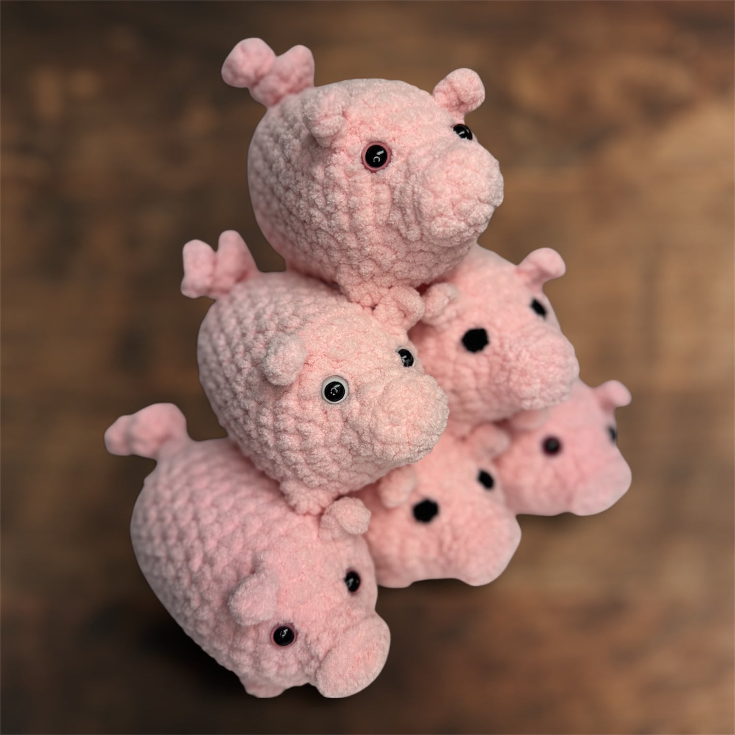 No-Sew Crochet Pig Pattern PDF