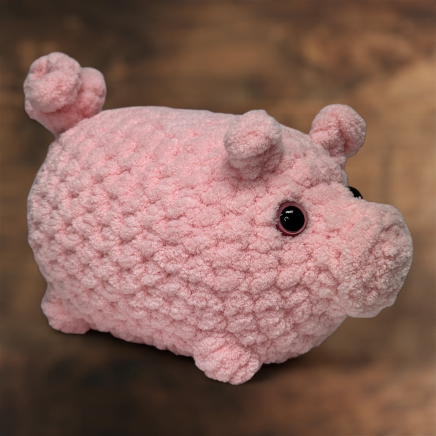 No-Sew Crochet Pig Pattern PDF