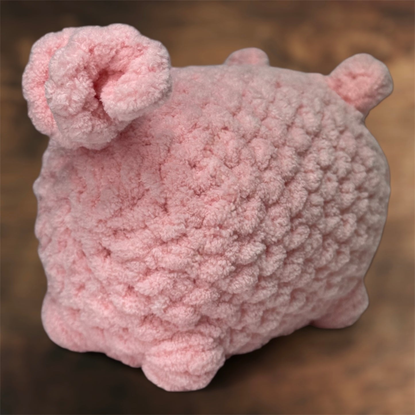 No-Sew Crochet Pig Pattern PDF