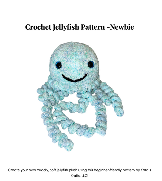 Crochet Jellyfish Pattern With Beginner Guide -Newbie Friendly